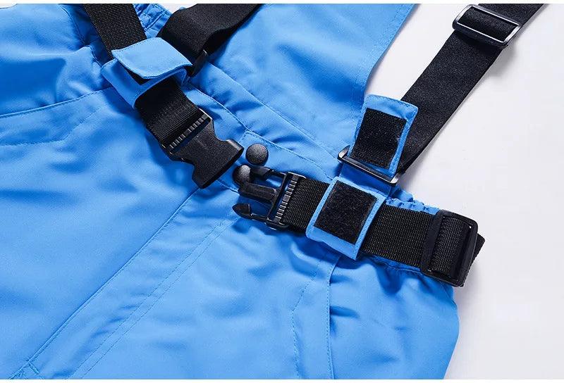 New Men and Women Winter Outdoor Ski Pants Windproof Waterproof Warm Breathable Snowboarding Pants Snow Sports Bibs Pants - sport flow