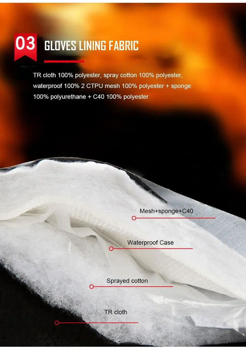3M Cotton USB Heating Gloves Winter Hand Warmer Electric Thermal Gloves Waterproof Heated for Cycling Fishing Ski Outdoor Glove - sport flow