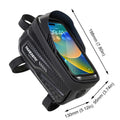 Bicycle Bag Waterproof Touch Screen Cycling Bag Top Frame Tube Bag MTB Road Bike Bag Phone Case Bike Accessories - sport flow