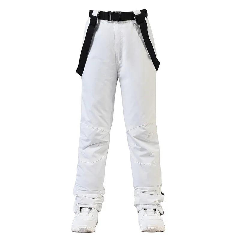 New Men and Women Winter Outdoor Ski Pants Windproof Waterproof Warm Breathable Snowboarding Pants Snow Sports Bibs Pants - sport flow