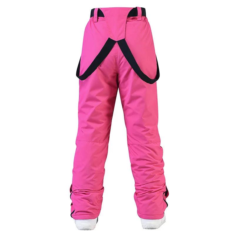 New Men and Women Winter Outdoor Ski Pants Windproof Waterproof Warm Breathable Snowboarding Pants Snow Sports Bibs Pants - sport flow