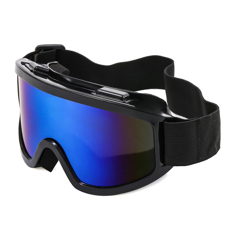 Large Frame Ski Goggles with Colorful Lens Anti-Collision Anti-Glare Lens Outdoor Sport Snow Snowboard for Snowboarding Skiing - sport flow
