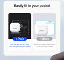 Original Lenovo lp40 Bluetooth Earphone 5.0 Immersive Sound HIFI TWS With Microphone Touch Control For Long Standby Time Motion - sport flow