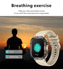 2025 New For Xiaomi Military Smart Watch Men IP68 5ATM Outdoor Sports Fitness Tracker Health Monitor 1.96" BT Call Smartwatch - sport flow