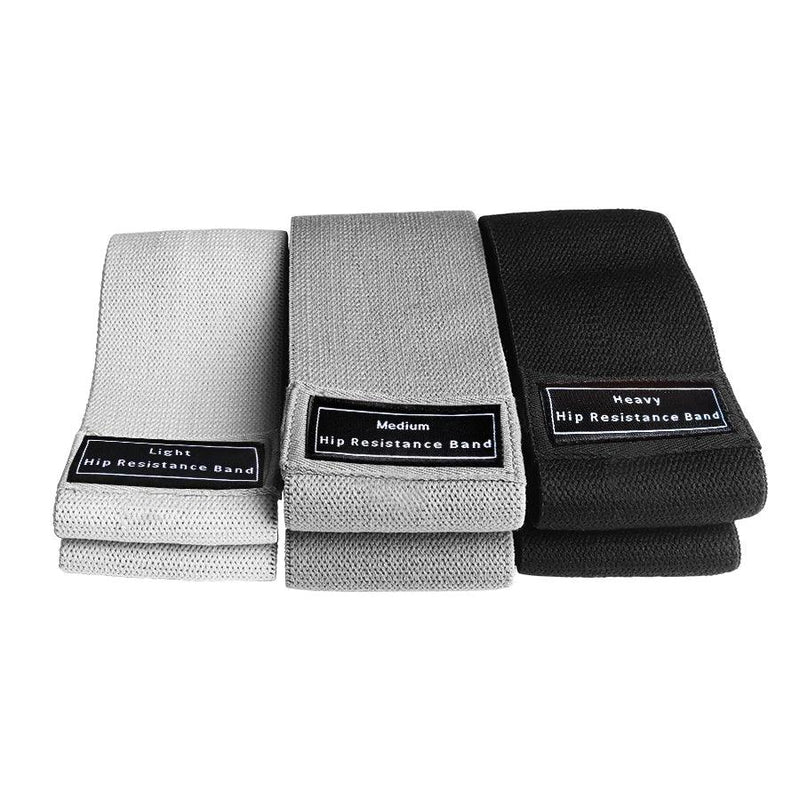 Fabric Resistance Hip Booty Bands Glute Thigh Elastic Workout Bands Squat Circle Stretch Fitness Strips Loops Yoga Gym Equipment - sport flow