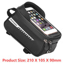 Bicycle Bag Waterproof Touch Screen Cycling Bag Top Frame Tube Bag MTB Road Bike Bag Phone Case Bike Accessories - sport flow