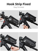 WEST BIKING Bicycle Bag 7.0 Inch Phone Bag Waterproof Front Frame Cycling Bag Sensitive Touch Screen MTB Road Bike Bag - sport flow