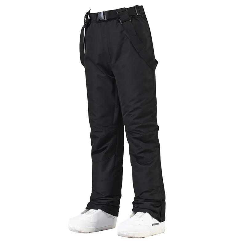 New Men and Women Winter Outdoor Ski Pants Windproof Waterproof Warm Breathable Snowboarding Pants Snow Sports Bibs Pants - sport flow