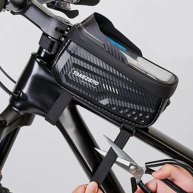 Bicycle Bag Waterproof Touch Screen Cycling Bag Top Frame Tube Bag MTB Road Bike Bag Phone Case Bike Accessories - sport flow