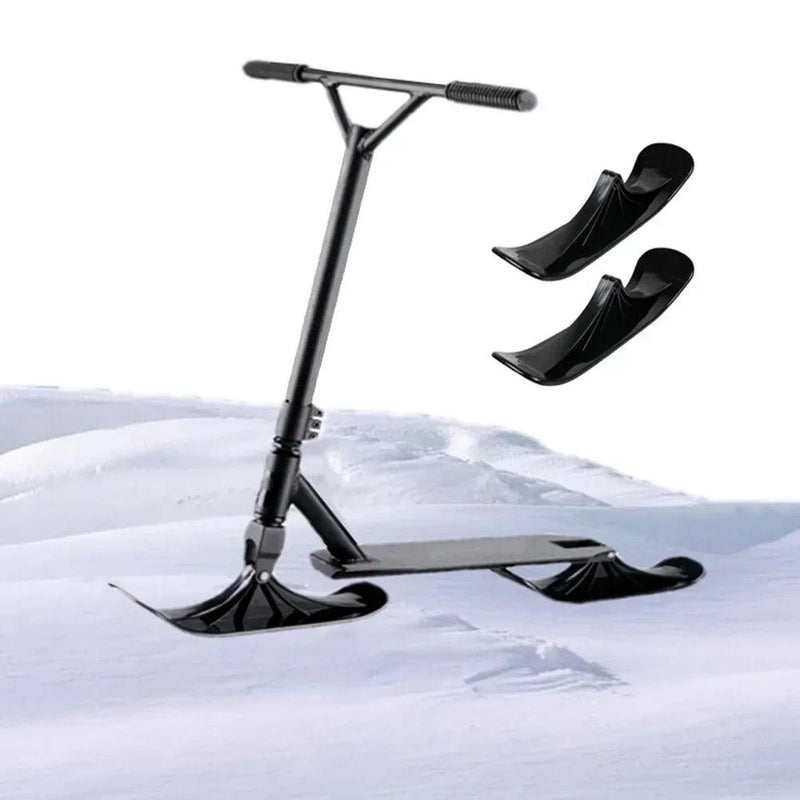 2PCS Scooter sled Warm sled board Balance bike snow ski sled - sport flow