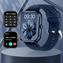 Smartwatch With 4.65cm Full Touch Screen, Text & Call Functions, 100+ Sports Modes, Pedometer, Calorie Counter, Waterproof, Compatible With Android & IOS - sport flow